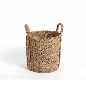 Panier de rangement en jonc de mer naturel Vgreen Art, panier à linge, multifonctionnel - Product Image 3