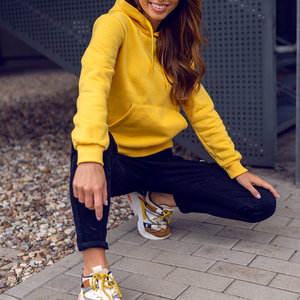 Sudaderas con capucha para mujer de la mejor calidad, al por mayor, con logotipo personalizado, de alta calidad, con cremallera completa, con cordón ajustable, de forro polar suave. - Product Image 6