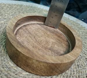 Support en bois de noyer noir naturel, support d'affichage en bois personnalisé, base en bois, ornements de bureau en bois - Product Image 2