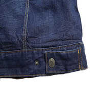 Veste en jean classique vintage pour homme, bleu, streetwear décontracté, 100% coton, respirant, séchage rapide, hiver, fournisseur de logo personnalisé