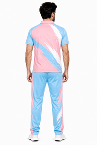 ชุดคริกเก็ตชาย SALSTAR เสื้อโปโลแขนสั้นและกางเกงขายาว ผ้าโพลีเอสเตอร์ระบายอากาศดี ดีไซน์สีตัดกัน ใส่ได้ทุกฤดู - Product Image 2