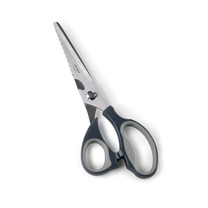 Forbici da cucina con lame seghettate per tagli di precisione e preparazione degli alimenti - Product Image 1