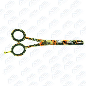 Ensemble de ciseaux à cheveux et ciseaux à effiler en acier inoxydable, lames à bords rasants, instruments de beauté, ciseaux de coiffure 5,5 pouces - Product Image 2
