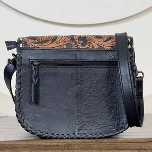 Sac messager en cuir de vachette fait main de luxe personnalisé 2026, style western floral, grande capacité, sacs à bandoulière - Product Image 5