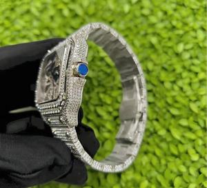 Reloj ZAWO HOUSE de Lujo Automático para Hombre, Estilo Hip Hop, con Moissanita VVS1, 41mm, 20mm, Acero Inoxidable, Deportivo, con Cristal y Agujas - Product Image 2