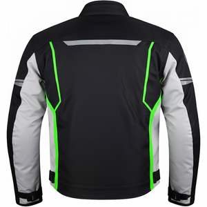 Chaquetas de Motocicleta de Cuero Resistentes, de Manga Larga, Impermeables, Transpirables, Tallas Grandes, Estampadas, Acolchadas y Protectoras - Product Image 2