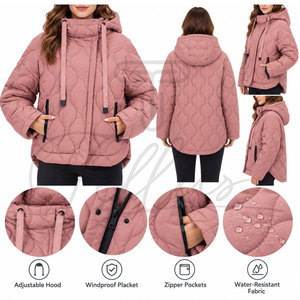 Chaqueta acolchada de última moda para mujer, hecha con el mejor material, en venta, diseño propio, chaqueta acolchada para dama con talla personalizada - Product Image 3