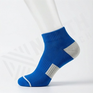 Blue Ankle <b>Socks</b> Breathable Polyester Spandex <b>Running</b> Sports <b>Socks</b> for Adults Summer Wear - Product Image 3