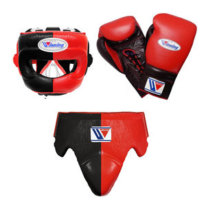 Ensemble de boxe gagnant personnalisable pour les arts martiaux et l'entraînement physique avec poignets et poignées lacés - Product Image 6