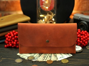 Qualité Castello Cuir RFID Zipper Passeport ID Case Holder Carte D'embarquement Portefeuille Famille Taille LSW-0073C - Product Image 5