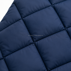 Manteau long matelassé noir pour homme, veste d'hiver, vêtement d'extérieur chaud, coupe-vent, imperméable, parka, production sur mesure en gros - Product Image 5