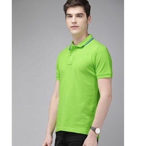 เสื้อกอล์ฟผู้ชายประสิทธิภาพสูง ผ้าฝ้าย 100% ปรับแต่งโลโก้ได้ ปักเต็มตัว พิมพ์ลาย ระบายอากาศได้ดี ผ้าเจอร์ซีย์ แขนสั้น - Product Image 6