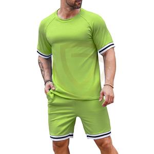 Ensemble d'été pour hommes, ensemble 2 pièces, tendance 2026, t-shirts à manches courtes et shorts - Product Image 2