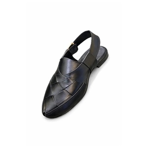 Nuevo Diseño, Sandalias Peshawari de Cuero, Hechas a Mano, Ligeras, con Punta Abierta, Correa con Hebilla, Cuero Vacuno - Product Image 5