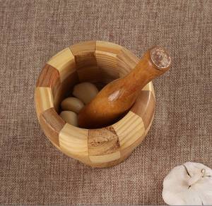 Mortier et pilon pour la cuisine domestique, pilon à épices, presse-pilon pour usage artisanal à bas prix - Product Image 3