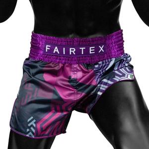 Pantalones Cortos de Kickboxing Fairtex, Tela Satén Premium, Pantalones Deportivos de Entrenamiento, Cintura Ancha con Cordón, Ligeros y de Secado Rápido - Product Image 1