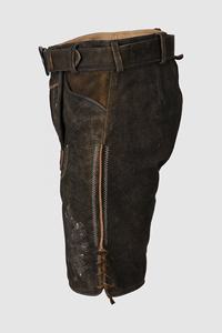 Pantalons courts en cuir véritable pour hommes, vêtement allemand, en cuir véritable, nouvelle collection - Product Image 5