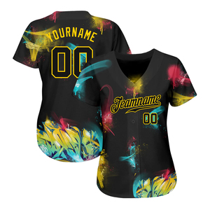 Custom Baseball Jersey Men's Short Sleeve T <b>Shirt</b> V-Neck T <b>Shirt</b> Breathable <b>100</b>% <b>Polyester</b> T <b>Shirt</b> Sporty Team Uniform - Product Image 3