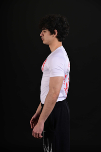 Unisex Quick Dry Gym <b>Clothing</b> Set Fitness Compression T-Shirt & Pants Suit Plaid/Gingham Mesh UPF50+ Front Logo for Bodybuilding - Product Image 3