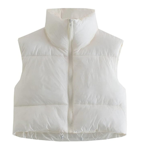 Chaleco Corto Acolchado para Mujer, Resistente al Viento, Transpirable, Ecológico, para Invierno, Estilo Urbano, con Logotipo Personalizado, 2026 - Product Image 5