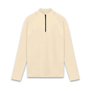 เสื้อเชิ้ตแขนยาวสำหรับผู้ชายแบบพรีเมียม คอซิป ¼ ซิป เหมาะสำหรับเล่นกีฬา วิ่ง ออกกำลังกาย เสื้อพูลโอเวอร์น้ำหนักเบา สวมใส่สบาย เหมาะสำหรับกิจกรรมกลางแจ้ง - Product Image 2