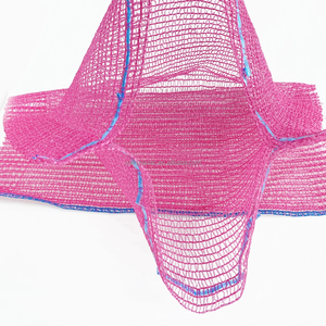Sac de bruissement Raschel orange 50*80cm fibres synthétiques recyclables PE/HDPE/PLASTIQUE/PP matériel pour l'emballage de fruits légumes - Product Image 3