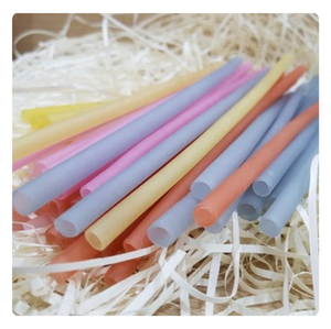 Pajitas de arroz biodegradables de primera calidad de 8mm de diámetro, Exportación a granel compostable ecológica para fiestas, Camping, elección de regalo perfecta - Product Image 1