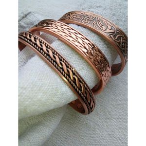 Handmade Modern-Design <b>Copper</b> <b>Bracelet</b> for <b>Men</b> Sleek Wristbands - Product Image 1