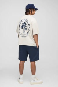 Camiseta oversize de corte holgado para hombre, con hombros caídos, de algodón grueso, estilo streetwear, camiseta lisa, proveedor de logotipos personalizados - Product Image 6