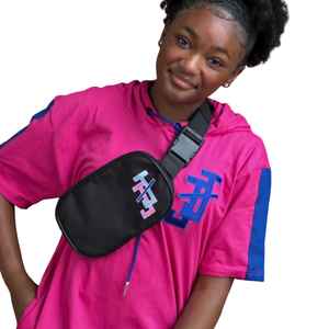 Sac banane Jag and Jill avec logo brodé personnalisé, pochette ceinture, sangle réglable, sac de voyage et de sport, offre OEM - Product Image 2