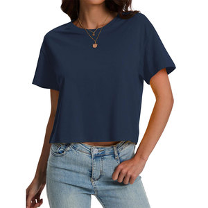Haut court pour femme ultra léger, épaisseur standard, doux, confortable, durable, ajustement parfait, manches courtes - Product Image 1