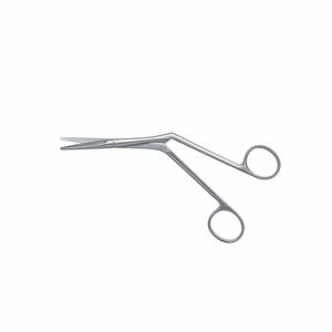 Ciseaux chirurgicaux réutilisables Heymann ENT professionnels de qualité supérieure (argent) en acier inoxydable courbé pour la rhinoplastie et les interventions nasales - Product Image 4