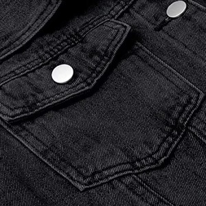Full Sleeve button up Jeans <b>Jacket</b> <b>Men</b> <b>Denim</b> <b>Jacket</b> New Arrival 2026 Custom Product <b>Men</b> <b>Denim</b> <b>Jacket</b> - Product Image 5