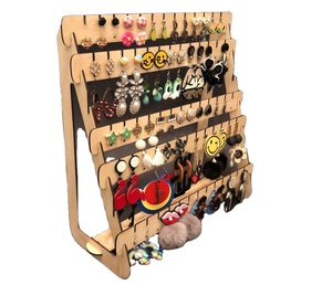 Wooden Display Stand for Shop – DIY Wood Display Rack for Retail & Product Showcase - Product Image 3