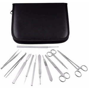 Pinces chirurgicales de haute qualité pour étudiants en médecine vétérinaire, instruments d'entraînement chirurgical, manuelles, en acier inoxydable, usage général - Product Image 4