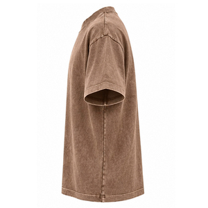Camiseta de Moda con Lavado Ácido, Fabricante OEM ODM, Algodón Premium, Estilo Vintage Oversize, Ropa al por Mayor, Lavado Ácido Personalizado - Product Image 3