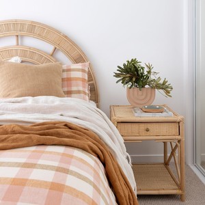 High-end handmade rattan headboard wall <b>leaning</b> bed head decorative headboards from Vietnam manufacturer - Product Image 6