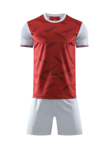 Uniformes de Fútbol Unisex Personalizados al por Mayor con Logotipo, Transpirables, Impermeables, Ecológicos, de Poliéster, con Impresión por Transferencia de Calor, Cortos - Product Image 3