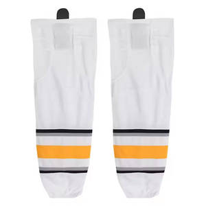 Chaussettes de hockey sur glace haut de gamme avec tissu respirant et semelle rembourrée pour une performance confortable sur la glace - Product Image 1
