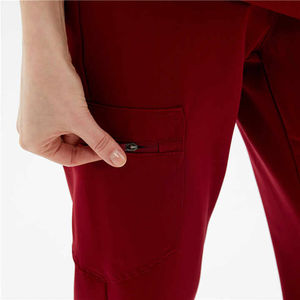 Conjuntos de jogger de spandex para clínica, médicos, enfermeras, uniformes médicos para mujer, conjuntos elásticos de uniformes de enfermería para hospital para mujer - Product Image 6