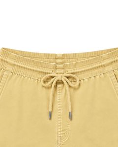 Pantalones Cortos Bermuda Casuales para Hombre, Color Caqui, Personalizados, con Cordón, Ligeros, de Mezcla de Algodón, para Playa, Verano - Product Image 5