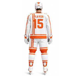 Maillots d'entraînement de hockey sur glace personnalisés OEM de haute qualité, coupe régulière, uniformes de sublimation pour joueurs de hockey - Product Image 4