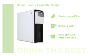 Affidabile sistema di acqua a osmosi inversa da 50 GPD a 5 stadi per uso domestico con pannello di funzionamento automatico a filo e pulsante - Product Image 2