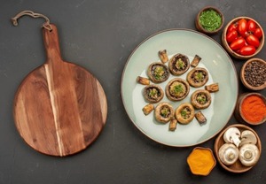 Planche à découper en bois pour la cuisine, pour couper le fromage et le pain - Product Image 6