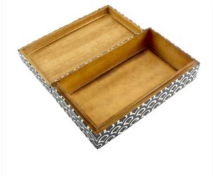 Multipurpose resin trinket jewellery <b>box</b> handcrafted <b>storage</b> organizer <b>decorative</b> case <b>for</b> accessories rings earrings necklaces - Product Image 4