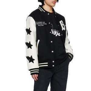 Chaqueta Bomber Varsity de Invierno para Hombre, Nueva Llegada, Forro Polar de Alta Calidad, Diseño Personalizado con Logotipo Frontal de Béisbol - Product Image 2