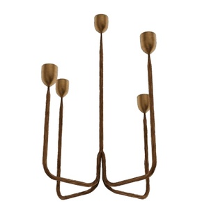 Durable Natural Handmade <b>Brass</b> <b>Candlestick</b> Holder Home Decoration Wedding Die Cutting Embossing Printing Bharat <b>Brass</b> Copper - Product Image 1