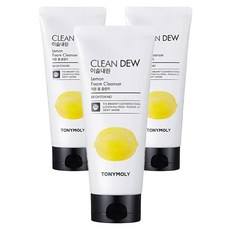 Nettoyant moussant au citron Tony Moly Dewy Lemon Foam Cleanser 180ml, lot de 3, prix réduit - Product Image 1