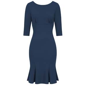 Robe polo sophistiquée pour femmes - Silhouette ajustée - Logo personnalisé - Manches courtes - Piqué en coton - Vêtements de sport - Product Image 4