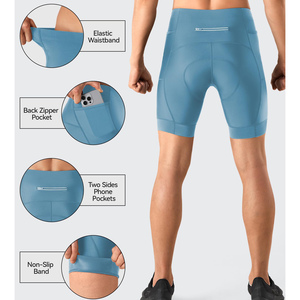 Pantalones Cortos de Ciclismo al por Mayor para Hombre, Tallas Grandes, con Acolchado de Gel, Diseño Antideslizante en las Piernas, para Ciclismo de Carretera y Bicicleta - Product Image 6